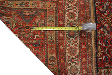 Load image into Gallery viewer, 6x14 Antique Ferregan Feregan Rug Geometric Overall Handmade Rug Rust 1900 
