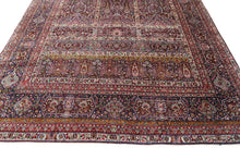Load image into Gallery viewer, 12&#39;x20&#39; Exceptional Antique Handmade Rug Vase Masterpiece Purple Red Kork 1890
