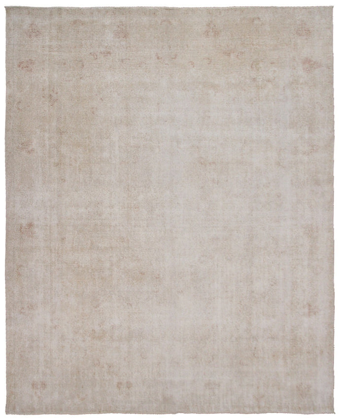 10'x13' Rare Antique Tabrizz Rug Pink Ivory Rare White Handmade Area Rug  