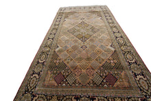 Load image into Gallery viewer, 5x8 Rare Fine Silk Authentic Oriental Handmade Rug Garden Snowflake 137x244cm
