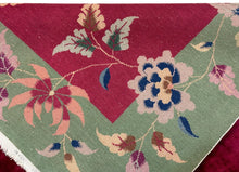 Load image into Gallery viewer, 9x12 Rare Antique Art Deco Rug Walter Nichols Purple Chinese Rug 275cm x 351cm
