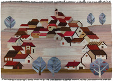 Load image into Gallery viewer, 4x5 Vintage Tapestry Peru Kilim Flatwoven Rug 145x 191cm Tapestry Beige 
