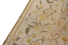 Load image into Gallery viewer, Vintage Flatwoven European Needlepoint Geometric Overall Wear &amp; Tear 9x16
