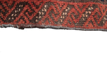 Load image into Gallery viewer,  2x3 Antique Tribal Rug Antique Rug Tribal Wool Foundation  C.1900
