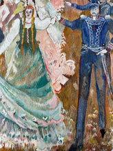 Load image into Gallery viewer, 7x10 Vintage European Tapestry Art Nouveau Dance Celebration Tapestry 203x292cm
