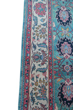 Load image into Gallery viewer, 10x13 Incredible Vintage Handmade Area Rug Teal 294cmx389cm Green 
