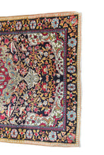Load image into Gallery viewer, 4x5 Fine Quality Antique Rug Artisan Traditional 107x153cm Black 
