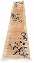 Load image into Gallery viewer, 3x11 Vintage Chinese Peking Runner Art Deco Handmade Rug 74x323cm
