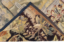 Load image into Gallery viewer, Antique Flemish Tapestry Verdure Bird Wool &amp; Silk 115cmx168cm Green 4x6 C.1880
