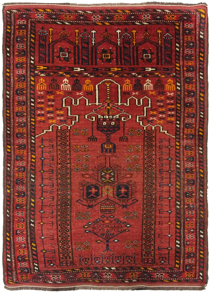 1950 Handmade Traditional Rug 2x3 Vintage Boho Rug Handmade Rug