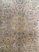 Load image into Gallery viewer,  7x10 Vintage Silk Hereke Fine 100% Silk Quality Museum Signed Rug 209x297cm
