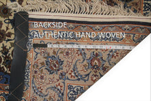 Load image into Gallery viewer, Fine 5X8 Esfaahaan Rug Beautiful Kork Wool &amp; Silk Authentic Rug 142cmx239cm
