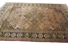 Load image into Gallery viewer, 5x8 Rare Fine Silk Authentic Oriental Handmade Rug Garden Snowflake 137x244cm
