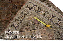 Load image into Gallery viewer, 5x8 Rare Fine Silk Authentic Oriental Handmade Rug Garden Snowflake 137x244cm
