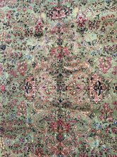 Load image into Gallery viewer, 9x12 Antique Floral Overall Rug Fine Rug 1900 Green Rare 262cm x 348cm
