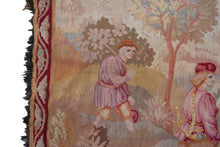 Load image into Gallery viewer, Rare Antique French Tapestry Handmade Tapestry 4x5 122cm x 153cm Verdure c.1920

