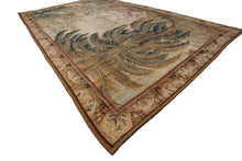 Load image into Gallery viewer, 8x12 Rare 18th Century Tapestry Handwoven Wool &amp; Silk Flemish Tapestry 226x359cm
