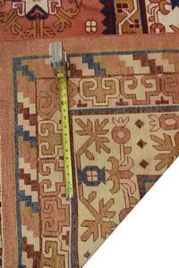 9x12 Rare Vintage Chinese Art Deco Art Nouveau Khotan Rug 262cmx361cm Pink 