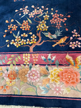 Load image into Gallery viewer, 9x12 Antique Chinese Art Deco Rare Overall Floral 275cm x 351cm  c.1920
