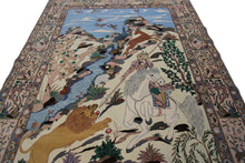 Load image into Gallery viewer, 7x10 High Quality Vintage Artisan Masterpiece Handmade Rug Traditional 206x295cm

