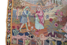 Load image into Gallery viewer, 4x5 Antique French Tapestry Celebration Trees  Tapestry 104cm x 155cm c.1920
