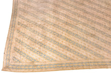 Load image into Gallery viewer, Vintage European Art Deco Geometric 14x14 427cm x 445cm Square Beige Rug
