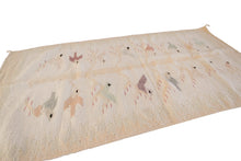 Load image into Gallery viewer,  3x5 Antique Navajo Design Rug Flatwoven Rare Geometric Tree of Life  Tapestry
