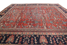 Load image into Gallery viewer, 9x12 Antique Geometric Traditional Oriental Handmade Rug 1920 267cm x 356cm
