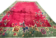 Load image into Gallery viewer, 9x12 Rare Antique Art Deco Rug Walter Nichols Purple Chinese Rug 275cm x 351cm
