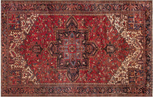 Load image into Gallery viewer, 10x15 Rare Antique Rug Herizz Serappi Handmade Rug  Geometric 287cmx469cm C.1930
