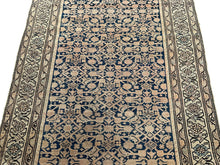 Load image into Gallery viewer, Antique Geometric Tribal Rug Handmade Runner Rug 1890 4x10ft 107cm x 295cm
