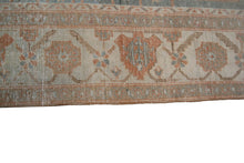 Load image into Gallery viewer, 9x12 Rare Antique Herriz Serrapi Neutral Rug Geometric Rug 275cmx448cm C.1920
