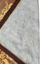 Load image into Gallery viewer, 8X13 Vintage Art Nouveau Tapestry Fabric Abstract Rug  &quot;Einstein Moomjy&quot;  C.1955
