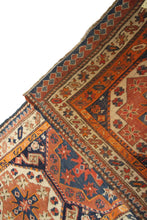Load image into Gallery viewer, 3X12 Rare Antique Rug Caucasian Kazak Fine Runner 94cm x 369cm Boho Rug  C.1880

