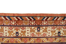 Load image into Gallery viewer, 9x12 Rare Vintage Chinese Art Deco Art Nouveau Khotan Rug 262cmx361cm Pink 
