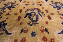 Load image into Gallery viewer, 6x9 Antique Chinese Rug Ningshia Rare 5 Paw Dragon 1920  193x274cm
