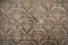 Load image into Gallery viewer,  9x12 Rare Antique Malayerr Rug Beige All Over Tonal Exceptional Fine 1920
