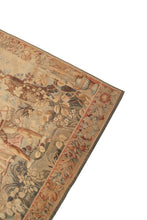 Load image into Gallery viewer, 7x9 Antique Flemish Tapestry Fine Wool &amp; Silk Tapestry Rare Tapestry  c.1850

