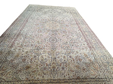 Load image into Gallery viewer,  7x10 Vintage Silk Hereke Fine 100% Silk Quality Museum Signed Rug 209x297cm
