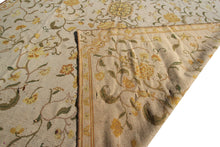 Load image into Gallery viewer, Vintage Flatwoven European Needlepoint Geometric Overall Wear &amp; Tear 9x16
