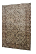 Load image into Gallery viewer, 4&#39;x6&#39; Rare Traditional Oriental Rug Vase Handmade Area Rug Fine Rug Ivory 

