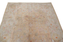 Load image into Gallery viewer, 6x9 Handmade Antique Vegetable Dye Beige Oushak Authentic Cotton Agra Rug 1920  
