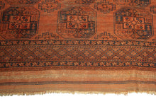 Load image into Gallery viewer, 8x11 Antique Turkoman Ersari Main Rug Fine Afghan  Boho Rug 236cmx335cm c.1880
