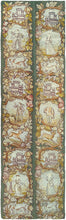 Load image into Gallery viewer, 2x7 Antique English Tapestry Needlepoint  Wool Silk Human C.1920 56cmx218cm
