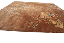 Load image into Gallery viewer, 9x12 Rare Antique Art Deco Rug Antique Chinese Rug Art Nouveau  265 x 351cm 1920

