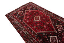 Load image into Gallery viewer, 7x10 Rare Vintage Shirazz Rug Tribal Abadeh Geometric Red Area Rug 204cm x 300cm
