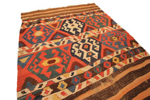 Load image into Gallery viewer, Two Antique Caucasian Shirvan Kelims Rugs 4x5 112x135cm Flat Woven 4x4 97x114cm
