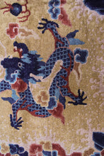 Load image into Gallery viewer, 6x9 Antique Chinese Rug Ningshia Rare 5 Paw Dragon 1920  193x274cm
