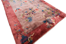 Load image into Gallery viewer, 9x12 Rare Antique Art Deco Rug Chinese Rug Tree of Life Rug 267cm x 346cm 1920
